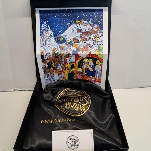 The Nativity (413 Pieces) Wooden Christmas Jigsaw Puzzle - Picture 3 of 4